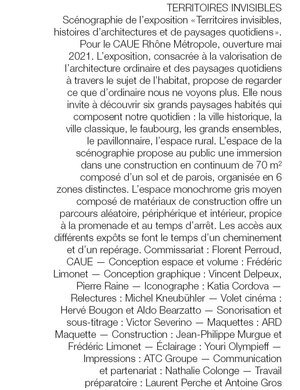 TERRITOIRES INVISIBLES