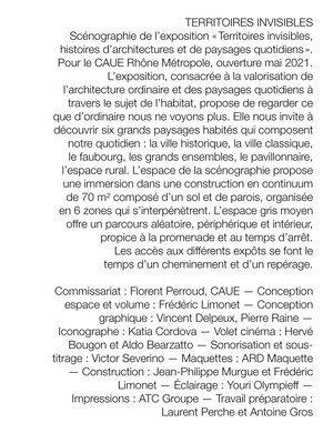 TERRITOIRES INVISIBLES